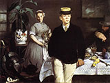 Lunch in the Studio 1868 - Edouard Manet