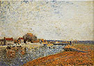 The Lock and Canal of the Loing River at Saint Mammes 1884 - Alfred Sisley