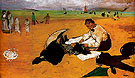 The Beach 1876 - Edgar Degas reproduction oil painting