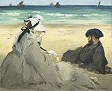 On the Beach 1873 - Edouard Manet