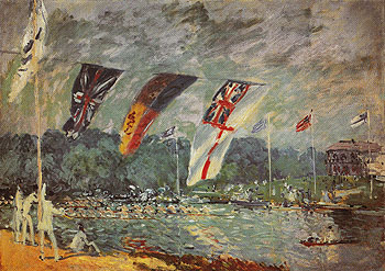 Regatta at Molesey 1874 - Alfred Sisley reproduction oil painting