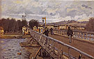 Foot Bridge at Argenteuil 1872 - Alfred Sisley reproduction oil painting