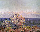 Cap Dantibes Mistral 1888 - Claude Monet reproduction oil painting