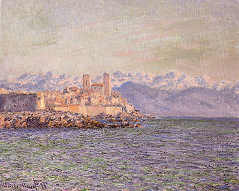 Old Fort at Antibes 1888 - Claude Monet reproduction oil painting