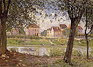 Villeneuve la Garenne on the Seine 1872 - Alfred Sisley reproduction oil painting