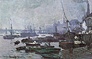Boats in the Port of London 1871 - Claude Monet