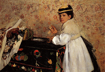 Hortense Valpincon 1871 - Edgar Degas reproduction oil painting