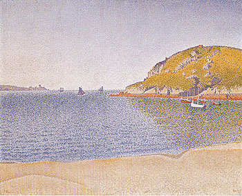 Port of Saint Cast Opus 209 1890 - Paul Signac reproduction oil painting