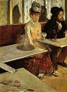 In a Cafe The Absinthe Drinker c1875 - Edgar Degas