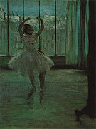 Ballerina in Pose for a Photographer 1875 - Edgar Degas reproduction oil painting