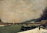 The Seine near the Jena Bridge 1875 - Paul Gauguin reproduction oil painting