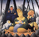 Sunday Afternoon 1967 - Fernando Botero reproduction oil painting