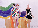 Girls in Swimming Costumes 1928 - Sonia Delaunay