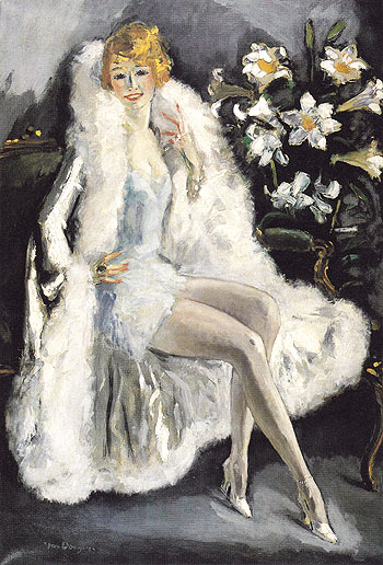 Portrait of Lily Damita the Actress c1925 - Kees von Dongen reproduction oil painting