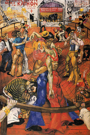 Dance Marathon 1934 - Philip Evergood reproduction oil painting