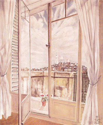 My Studio View of Paris 1939 - Tsugouharu Foujita reproduction oil painting