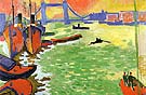 The Thames and Tower Bridge c1906 - Andre Derain reproduction oil painting