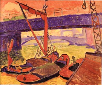 The Bridge at Southwark c1905 - Andre Derain reproduction oil painting