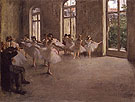 The Rehearsal c1873 - Edgar Degas reproduction oil painting