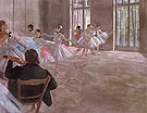 The Dance School c1874 - Edgar Degas reproduction oil painting