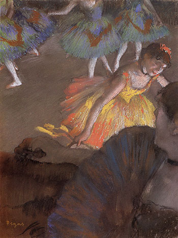 Ballet from an Opera Box 1884 - Edgar Degas reproduction oil painting