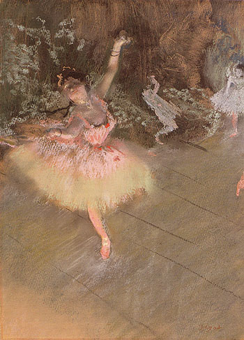 The Star c1878 - Edgar Degas reproduction oil painting