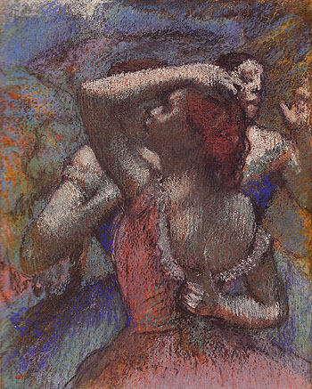 Dancers c1899 - Edgar Degas reproduction oil painting