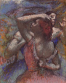 Dancers c1899 - Edgar Degas reproduction oil painting