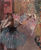 Ballet Scene c1878 - Edgar Degas reproduction oil painting