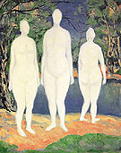 Bathers c1908 - Kasimir Malevich reproduction oil painting