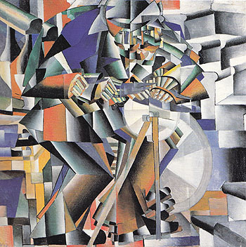 The Knife Grinder c1912 - Kasimir Malevich reproduction oil painting