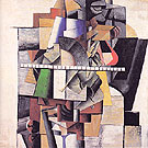 Portrait of Mikhail Matiushin 1913 - Kasimir Malevich