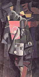 Transit Station Kunsevo 1913 - Kasimir Malevich