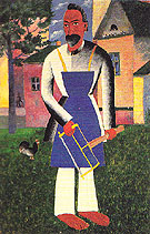 At the Dacha 1928 - Kasimir Malevich