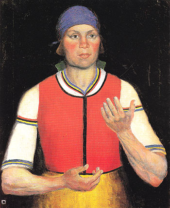 The Worker 1933 - Kasimir Malevich reproduction oil painting