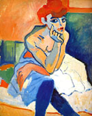 Woman with Blouse 1907 - Andre Derain