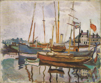 Port du Havre c1906 - Raoul Dufy reproduction oil painting