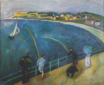 La Plage de Sainte Adresse 1907 - Raoul Dufy reproduction oil painting