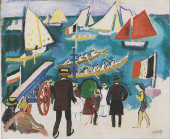 Regates c1907 - Raoul Dufy reproduction oil painting