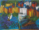 Sailboat at Sainte Adresse 1912 - Raoul Dufy reproduction oil painting