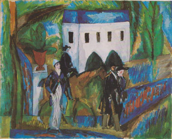 La Promenade 1913 - Raoul Dufy reproduction oil painting