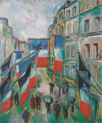 14 Juillet au Havre 1906 - Raoul Dufy reproduction oil painting