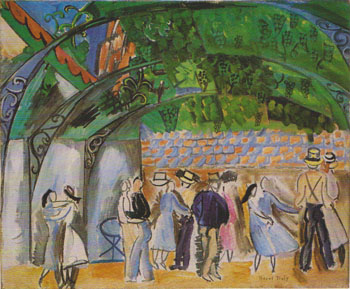 July 14th in Vence 1920 - Raoul Dufy reproduction oil painting