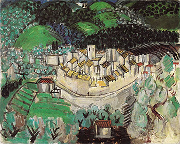 Vence 1920 - Raoul Dufy reproduction oil painting