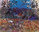 Champ de Ble en Normandie 1935 - Raoul Dufy reproduction oil painting