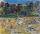 Soir de Moisson Normandie c1935 - Raoul Dufy reproduction oil painting