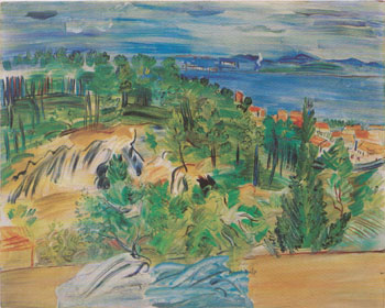 Sainte Maxime 1940 - Raoul Dufy reproduction oil painting
