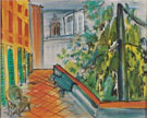 Le Jardin a Caldas de Montbuy au Soleil c1945 - Raoul Dufy reproduction oil painting