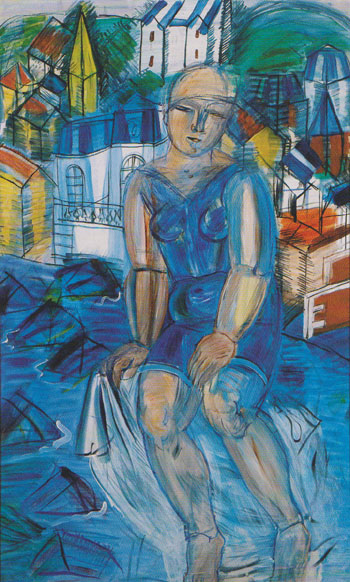 La Grande Baigneuse 1950 - Raoul Dufy reproduction oil painting
