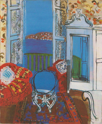 Open Window Nice 1928 - Raoul Dufy reproduction oil painting
